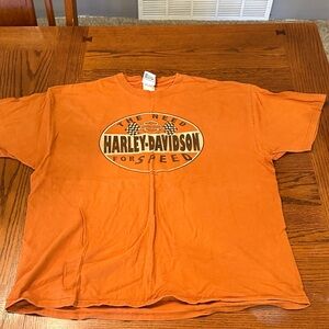 Harley-Davidson Bold Orange Tee for Men size 2XL